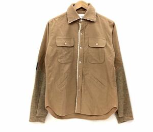 NuGgETS ナゲッツ 2011AWモデル シャツジャケット FC1613 メンズ Mサイズ ベージュ Hunter's Shirt With Grores