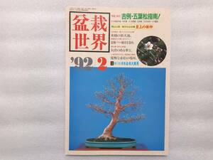 盆栽世界　1992　2月号　特集・吉例　五葉松指南！　