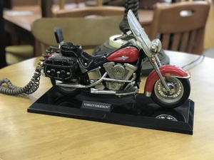 珍しい品★TELEMANIA社 Harley-Davidson ハーレーダビッドソン 電話機 バイク型