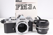 【良品】NIKON ニコン FM3A NIKKOR 28mm F2.8 単焦点レンズ 説明書付 MF 一眼レフ フィルムカメラ 25575-F_画像1