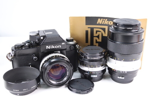NIKON ニコン F2 フォトミック NIKKOR-H・C AUTO 28mm F3.5/S・C 50mm F1.4 等レンズ3点 説明書付 一眼レフ フィルムカメラ 25728-F