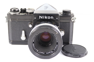 NIKON ニコン F アイレベル MICRO NIKKOR 5.5cm F3.5 単焦点レンズ MF 一眼レフ フィルムカメラ 25858-F