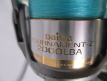 藏【日本製】 ダイワ トーナメントZ 2000LBA TD-Z チームダイワ レバーブレーキ スピニングリール DAIWA TOURNAMENT （検 TD-X TD-S_画像3