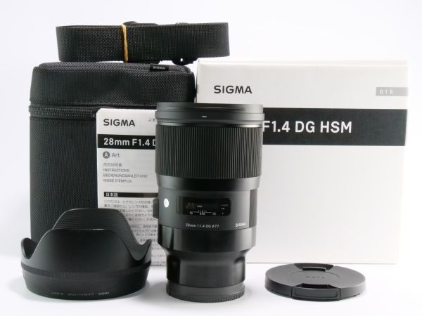シグマ 28mm F1.4 DG HSM [ソニーE用] オークション比較 - 価格.com