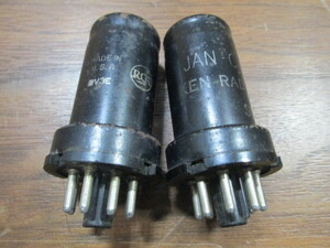 ジャンク　メタル管 6SJ7 RCA / ＫＥＮ－ＲＡＤ 2本セット