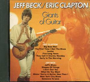 CD ERIC CLAPTON JEFF BECK GIANTS OF GUITAR