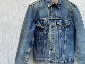 リーバイス Levi's 70505 裏刻印521 60s 70s ヴィンテージ BIGE デニム DENIM 不均一V Gジャン 3rd 4th VINTAGE