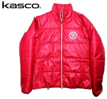 KASCO キャスコ ジップアップ 総柄 中綿 ジャケット ブルゾン レディース_画像1