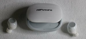 14 00587 ☆ HiFuture ワイヤレスイヤホン 左右分離型 自動ペアリング AirBuds Pro-White【アウトレット品】