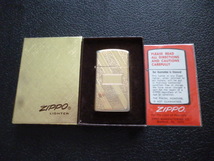 1976 ZIPPO #3000 HORIZONTAL BARK・GOLDEN ELEGANCE・ゴールデン・エレガンス・スリム・モデル・ジッポー社セールスマンの愛用品　希少_画像10