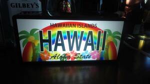 HAWAII ハワイ ハワイアン アロハ 虹 ヤシの木 店舗 自宅 パーティー ランプ 照明 看板 置物 ハワイアン雑貨 ライトBOX 電飾看板 電光看板