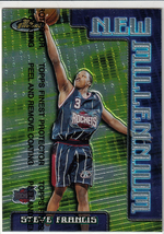 99-00 Topps FINEST NEW MILLENIUM【STEVE FRANCIS】#NM6 0424/1500_画像1