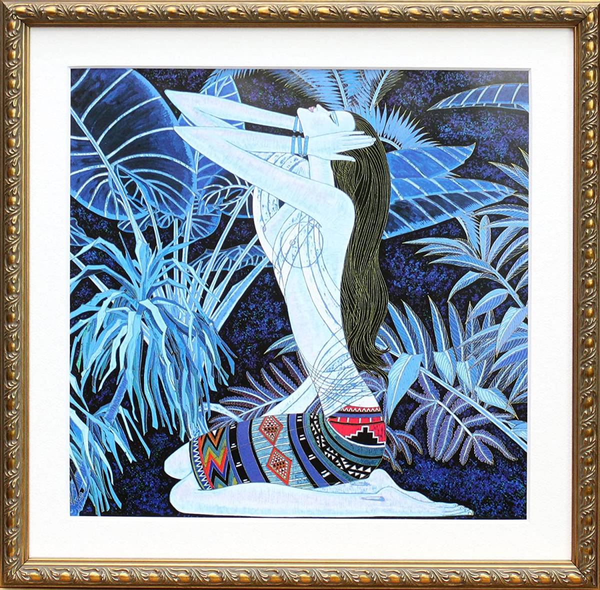 版画 そよ風 中国画家 丁紹光 サイン入り 超可爱の 55.0%OFF