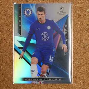 topps finest Christian Pulisic トップスファイネスト クリスチャンプリシッチ チェルシー アメリカ USA finest footwork refractor