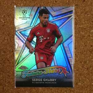 topps Chrome Serge Gnabry トップスクローム セルジュニャブリ バイエルンミュンヘン ドイツ future stars refractor