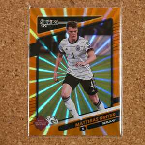 panini donruss soccer Matthias Ginter パニーニドンラスサッカー マティアスギンター ドイツ ボルシアMG Germany