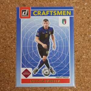 panini donruss soccer Nicolo Barella パニーニドンラスサッカー ニコロバレッラ イタリア インテル craftmen press proof gold