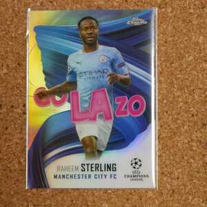 topps Chrome Raheem STERLING トップスクローム ラヒームスターリング マンチェスターシティ イングランド golazo refractor