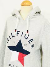 HILFIGER DENIM（ヒルフィガーデニム）長そでパーカー　グレー　サイズXS_画像3