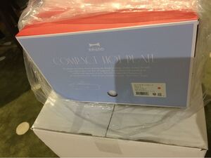【送料無料】新品未使用品 BRUNO ブルーノ コンパクトホットプレート レッド BOE021-RD