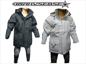 ke- key sense waterproof jacket Eagle jacket black / silver XL size 