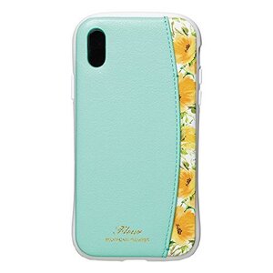 【在庫処分】 NATURAL design iPhoneX Xs (5.8インチ) ケース FLEUR MINT ミント 衝撃吸収 耐衝撃 カードポケット iP8-FLEP06