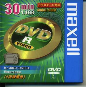  free shipping *maxell DVD camera 8cm DVD-R 30 minute Cade . type 1 sheets 