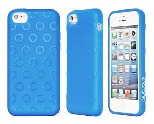 Taranto iPhone5C соответствует кейс Wave BLU голубой мягкий тип. TPU TR-A0551-BLU