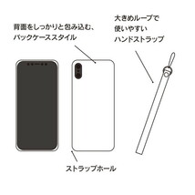 【在庫処分】 Simplism iPhoneX iPhoneXs (5.8インチ) ケース [NUNO] ファブリック カモフラージュ_画像6