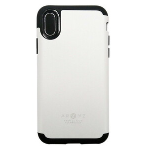 【在庫処分】 エアージェイ iPhoneX iPhoneXs (5.8インチ) 耐衝撃 カバー (ホワイト) ポリカーボネート＋TPU AC-P8-GA WH