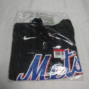 New York Mets Jacob deGrom デグロム選手 メンズ Tシャツ Black（サイズL）ナイキ
