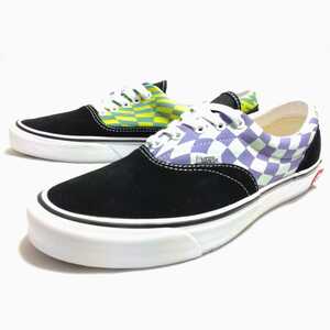 特価/未使用/VANS/ERA/TWIST/WARP CHK/バンズ/エラ/ツイスト/ローカット/スニーカー/US9=27.0cm/black×multi.chk