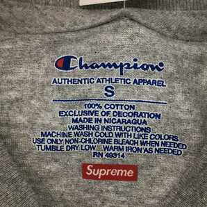 シュプリーム×チャンピオン Supreme Tシャツ/19SS/Champion Chrome SS Top/Sサイズ/カラーGRYの画像4