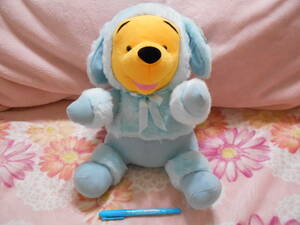  Disney Winnie The Pooh light blue cartoon-character costume soft toy Pooh poodle 