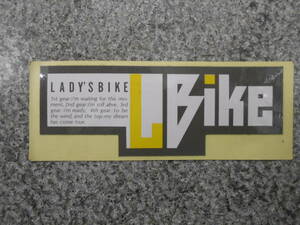 長期保管品　L　Bike　レディースバイク　ステッカー　1枚　クリックポスト