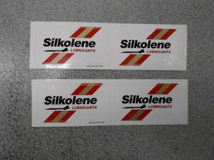 長期保管品　Silkolene　シリコリン　ステッカー　2シート　まとめて　クリックポスト　③