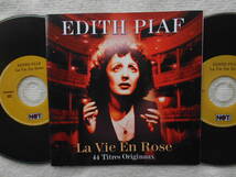 エディット・ピアフ EDITH PIAF●2枚組CD●LA VIE EN ROSE●シャンソン_画像1