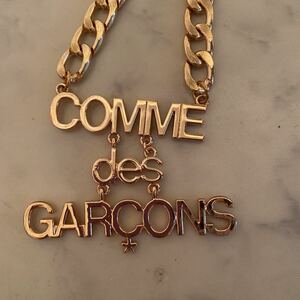 非売品　COMME des GARCONS コム・デ・ギャルソン　チェーン ネックレス ゴールド ペンダント