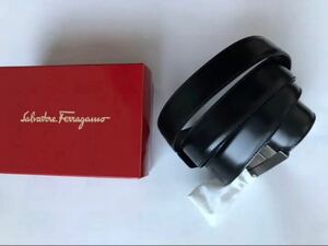 未使用紳士Salvatore Ferragamoフェラガモ本革ベルト黒