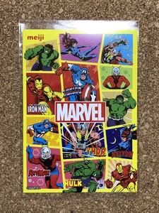 【明治　グッズ　３】懸賞品　当選品　非売品　QUOカード　MARVEL