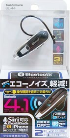 カシムラ Bluetooth4.1　イヤホンマイク カナル式　BL-44 　新品