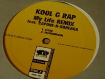 KOOL G RAP / MY LIFE Remix Feat. Capone-n-Noreaga_画像2