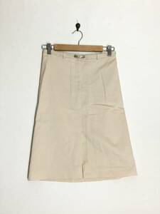 * UNTITLED tight skirt 9 beige Djebel to attaching office made in Japan 