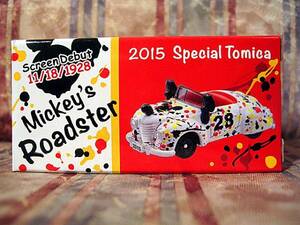 * Disney Tomica 2015 специальный Tomica Mickey. Roadster экран debut 