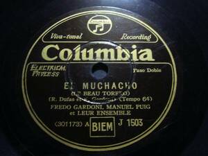 ■SP盤レコード■ホ238(A)　パソ・ドブレ　EL MUCHACHO Valse　REVE BRISE　　