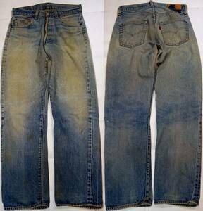 f808/LEVIS501赤耳ヴィンテージ雰囲気良！グッドサイズ