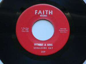 ゴスペル EP Geraldine Gay/Mildred Gay FAITH盤 女声ソロ＋コーラス
