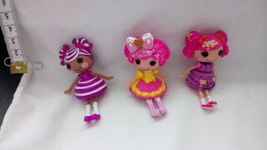 Lalaloopsy（ララループシー）　フィギュア　3点セット　Berry Jars 'N' Jam, Crums Sugar Cookies, Grapevine Stripes