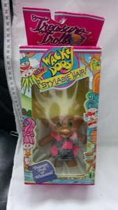 Troll（トロール） Wacky Doos "Stylable" Hair！　Treasure Troll with Wishstone 1992年