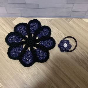 モチーフ、ヘアゴムセット ハンドメイド